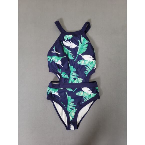 Holipick Womens Tummy Control Cutout High Neck One Piece Swimsuit Medium - Picture 1 of 8